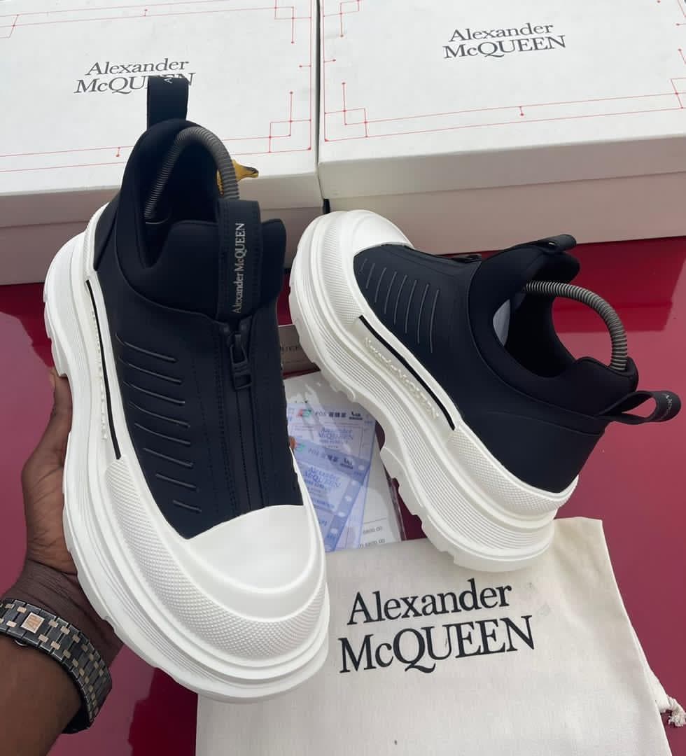Alexander McQueen Tread Slick - Black/White